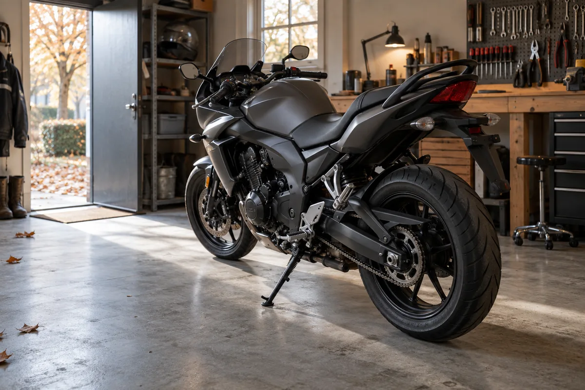 Hivernage moto : remisage et remise en route